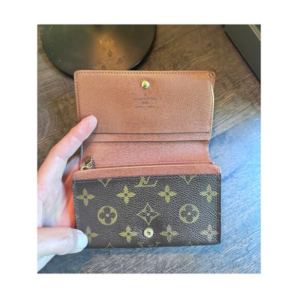 VINTAGE LOUIS VUITTON MONOGRAM PORTE MONNAIE TRESOR WALLET - Picture 5 of 9